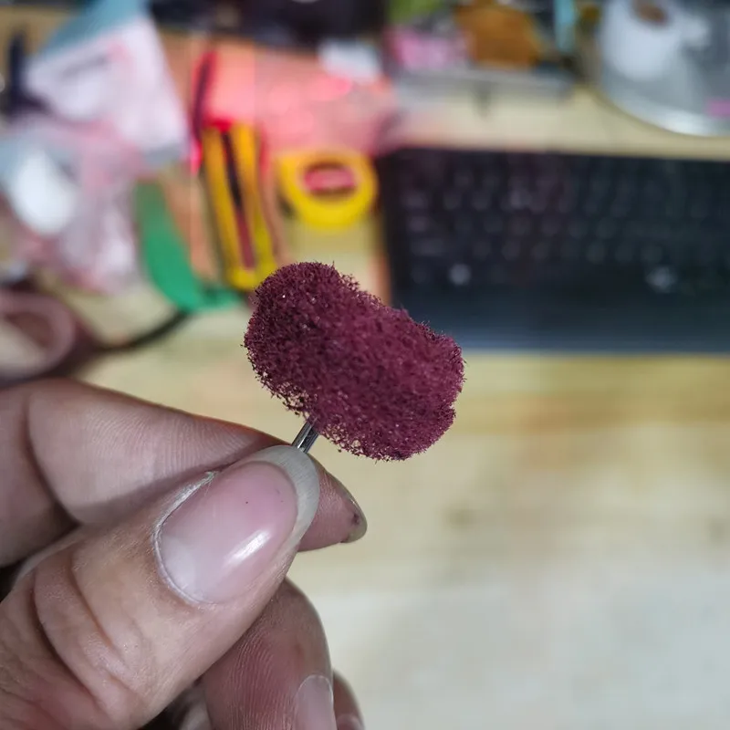 1 Pack Nylon Mini Drill Abrasive Brush 2.35mm 3mm Shank Buffing Polishing Wheel Rust Remover for Dremel Rotary Tool Accessories