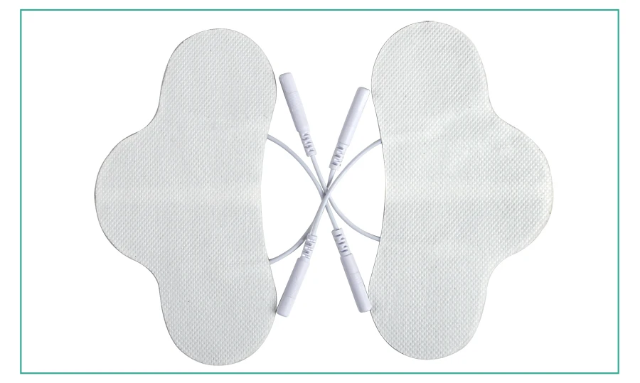 Nerve Muscle Stimulator Silicone Gel EMS Electrode Pads NeckNon-Woven Patch Self-Adhesive Acupuncture Physiotherapy TENS Pads