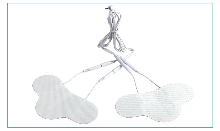 Nerve Muscle Stimulator Silicone Gel EMS Electrode Pads NeckNon-Woven Patch Self-Adhesive Acupuncture Physiotherapy TENS Pads