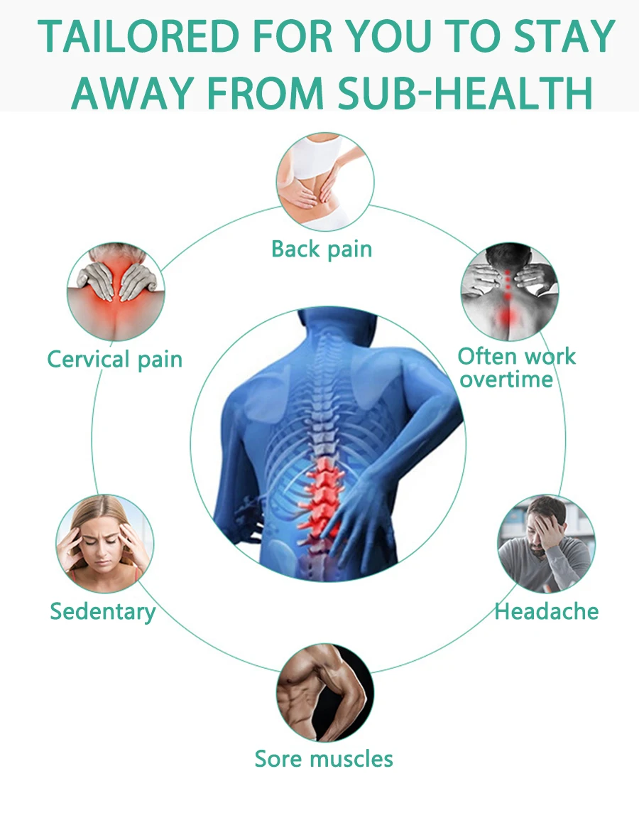 Nerve Muscle Stimulator Silicone Gel EMS Electrode Pads NeckNon-Woven Patch Self-Adhesive Acupuncture Physiotherapy TENS Pads