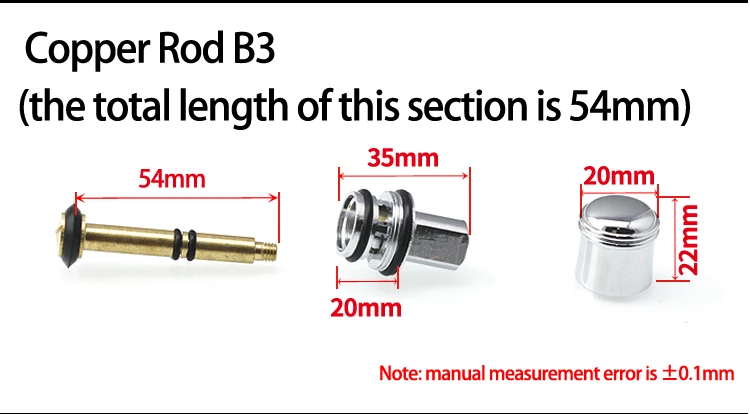 Water Leakage Repair Part Shower Faucet Lower Outlet Water Separator Bathtub Tap Pull Rod Diverter Valve Shower Column Switch