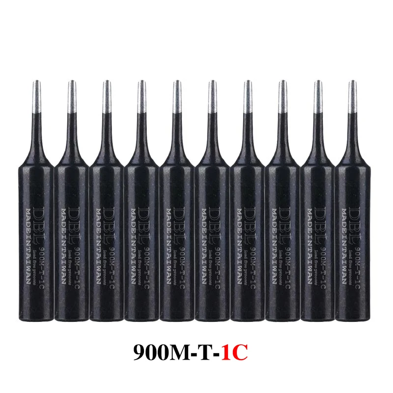 10PCS/Lot Lead-Free Soldering Iron Tip 900M-T-K/SK/I/IS/B/1C/2C/3C/4C/0.8D/1.2D/1.6D/2.4D/3.2D/SB For 936 937 Soldering Station