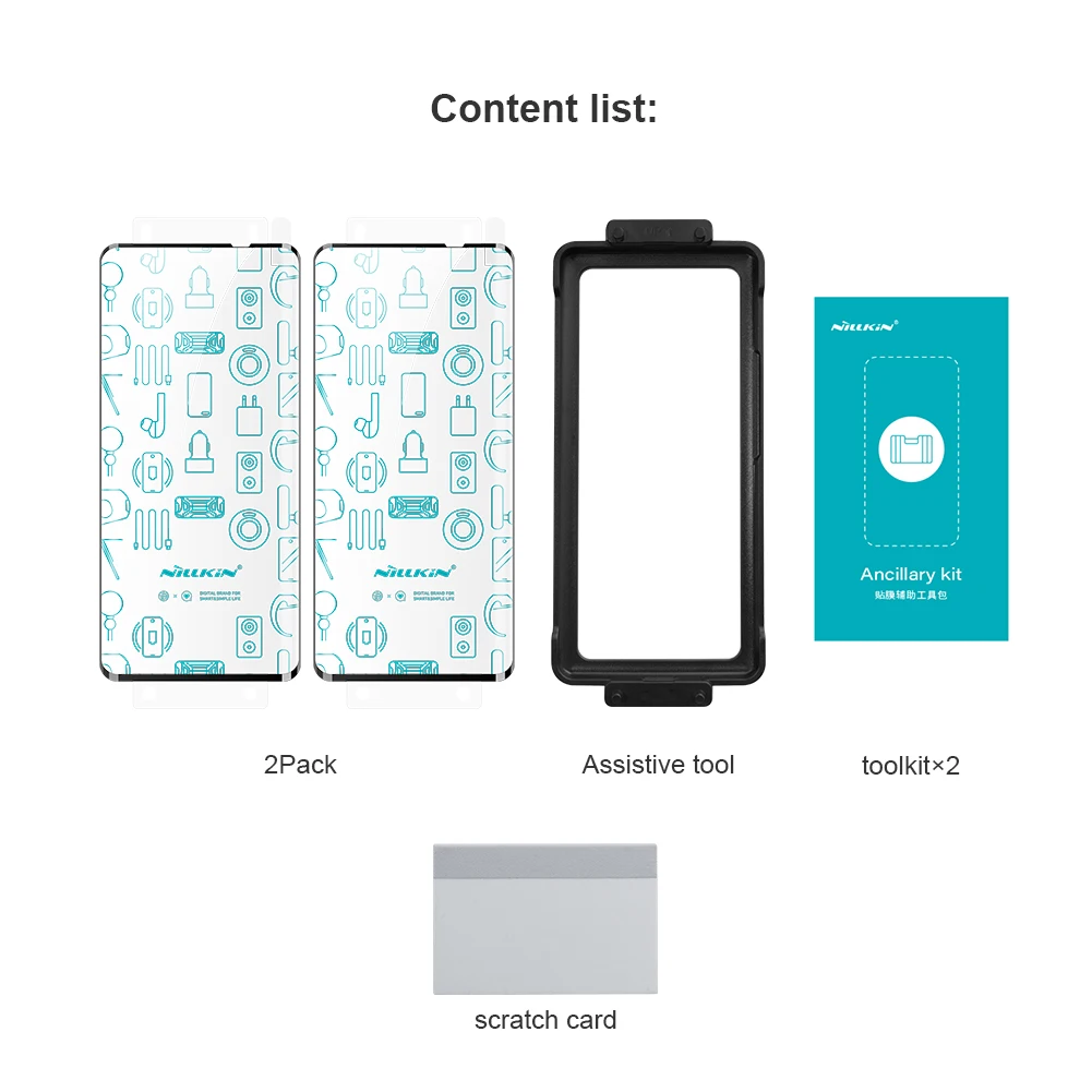 NILLKIN 2Pcs Full Glue Screen Protector For Samsung Galaxy S24 Ultra Full Cover Soft Film For Samsung Galaxy S23/S22 With tool