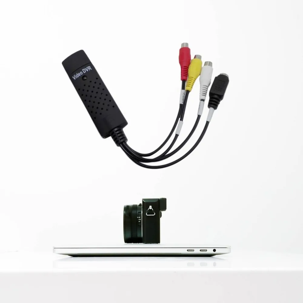 USB 2.0 Video Capture Card Audio Video TV DVD VHS DVR Capture Card USB Video Capture Device Support Win10