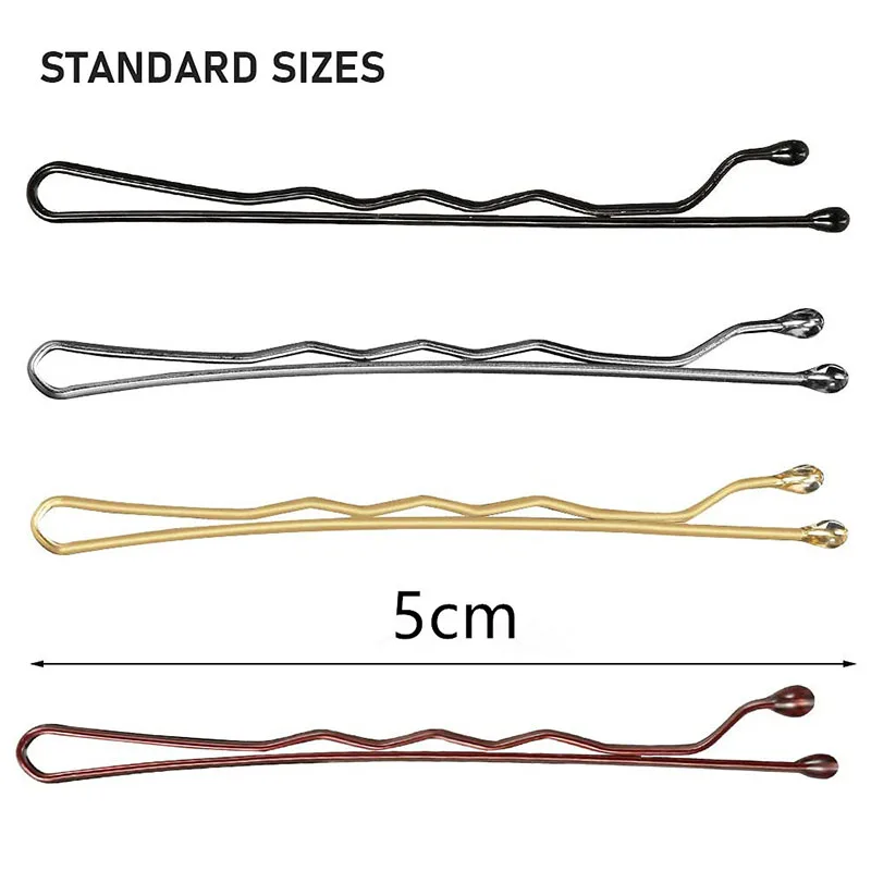 50/100/150PC Black Hairpins For Women Hair Clip Lady Bobby Pins Invisible Wave Hairgrip Barrette Hairclip Hair Clips Accessories