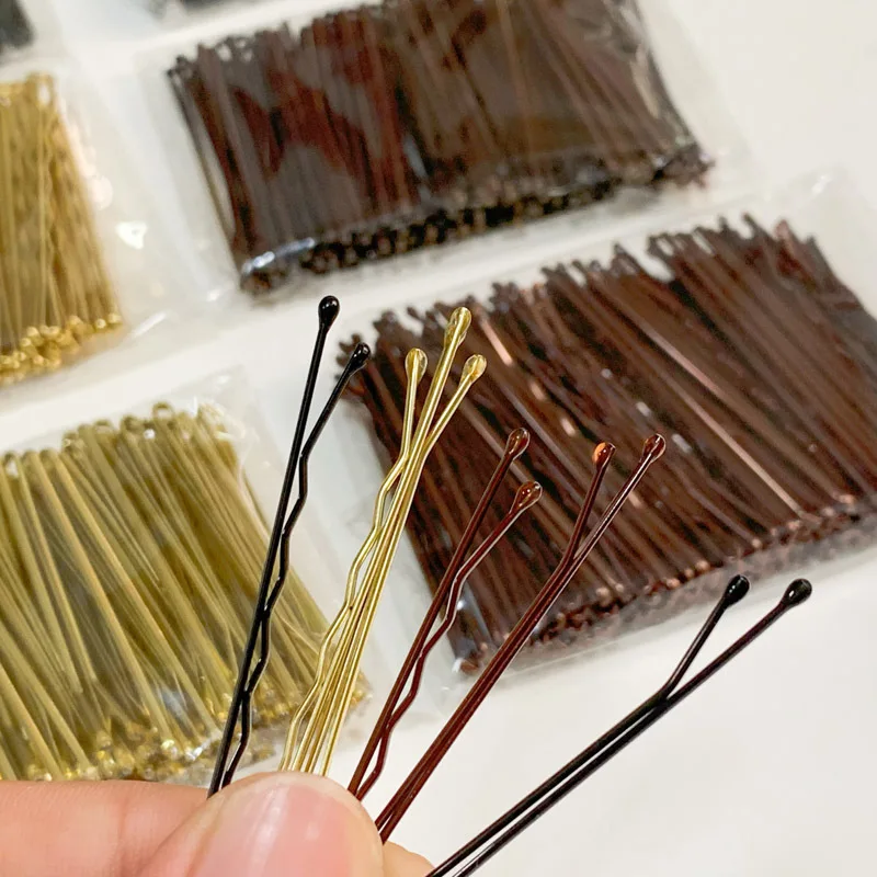 50/100/150PC Black Hairpins For Women Hair Clip Lady Bobby Pins Invisible Wave Hairgrip Barrette Hairclip Hair Clips Accessories