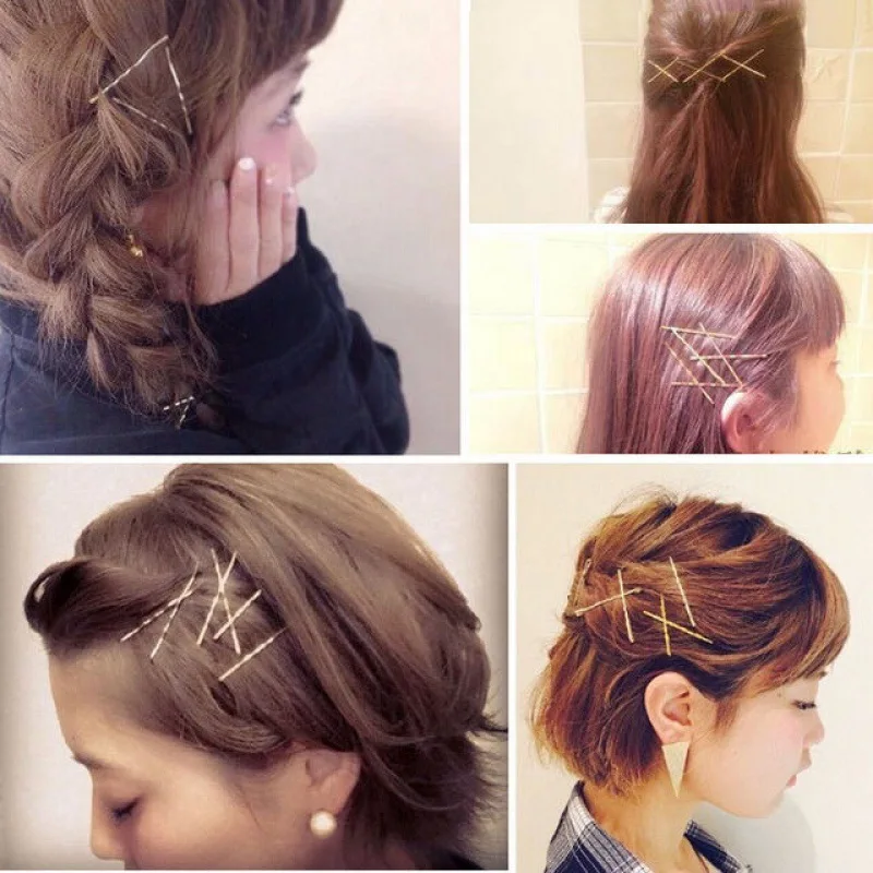 50/100/150PC Black Hairpins For Women Hair Clip Lady Bobby Pins Invisible Wave Hairgrip Barrette Hairclip Hair Clips Accessories