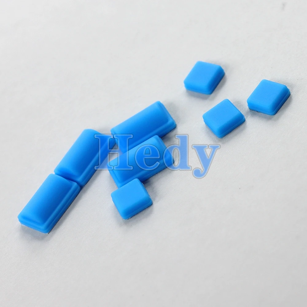 1set Replacement 8 in 1 Silicon Non-slip Rubber Feet Cover Set For Nintendo WII Console Nonslip Dust Cover