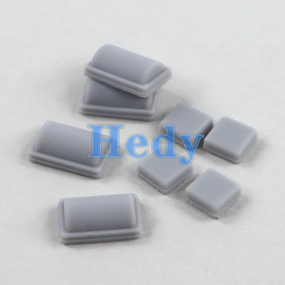 1set Replacement 8 in 1 Silicon Non-slip Rubber Feet Cover Set For Nintendo WII Console Nonslip Dust Cover