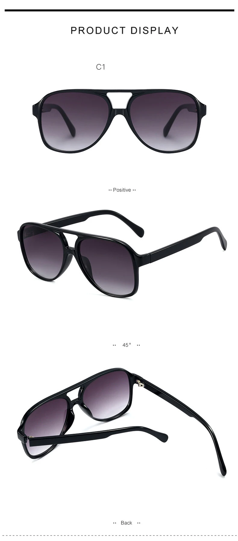 STORY Fashion Vintage Fashion Orange Pilot Sunglasses Women Men Brand Designer Retro Tortoise Aviation Sun Glasses UV400 S40032N