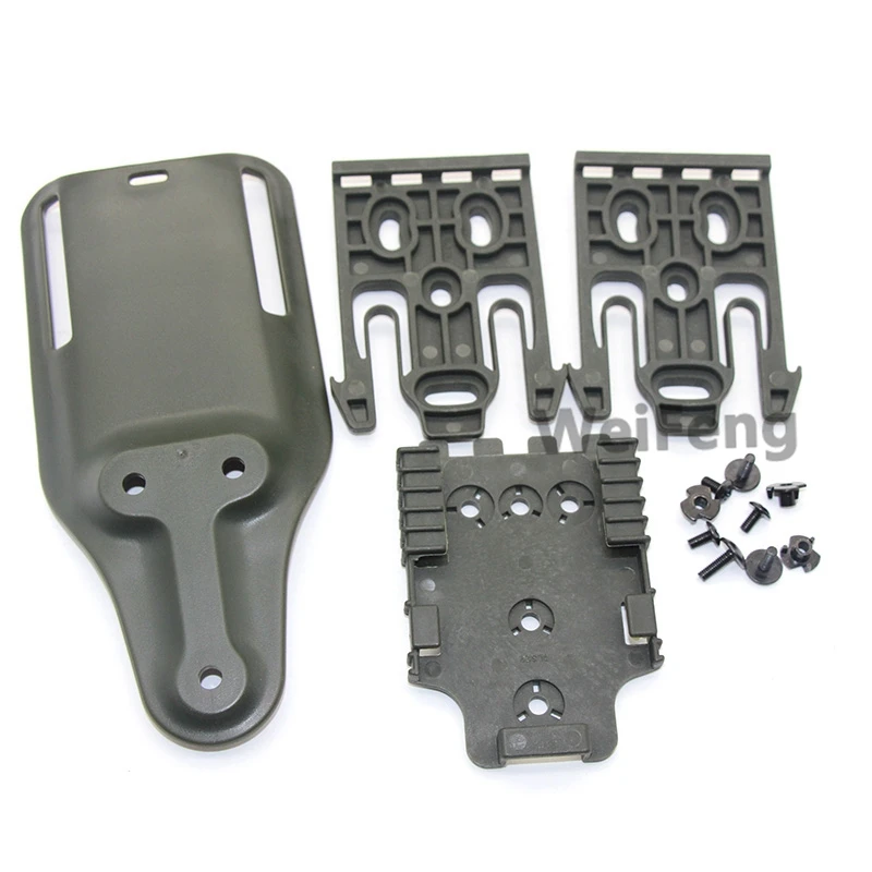 Hunting Quick Locking System Kit Drop Thigh Strap Band with QLS 19 22 Gun Holster for GL 17/USP/Betta M9 Belt Platfrom