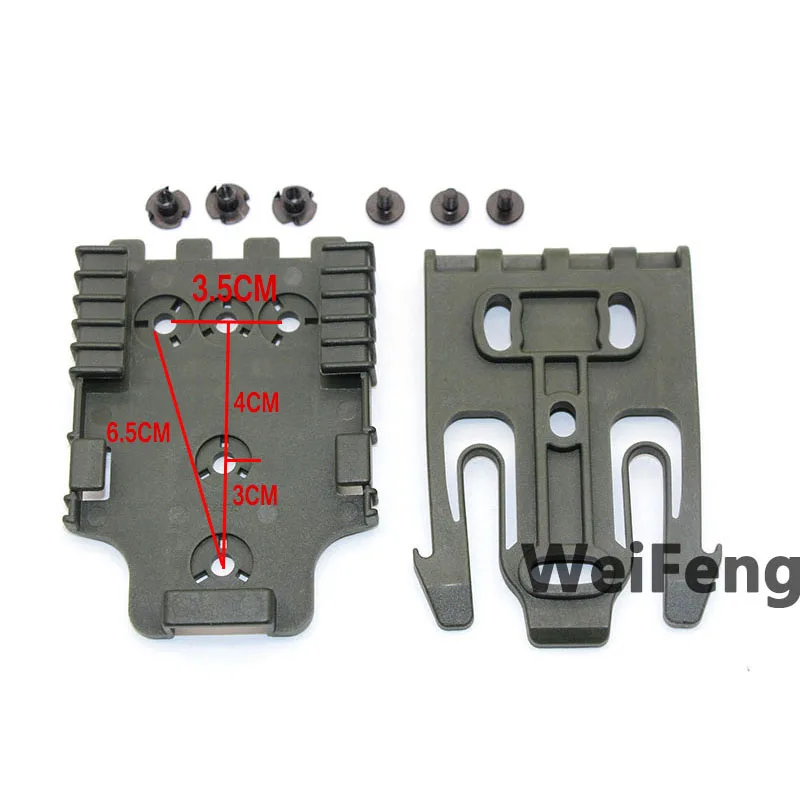 Hunting Quick Locking System Kit Drop Thigh Strap Band with QLS 19 22 Gun Holster for GL 17/USP/Betta M9 Belt Platfrom