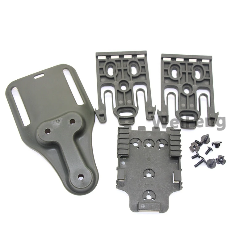 Hunting Quick Locking System Kit Drop Thigh Strap Band with QLS 19 22 Gun Holster for GL 17/USP/Betta M9 Belt Platfrom