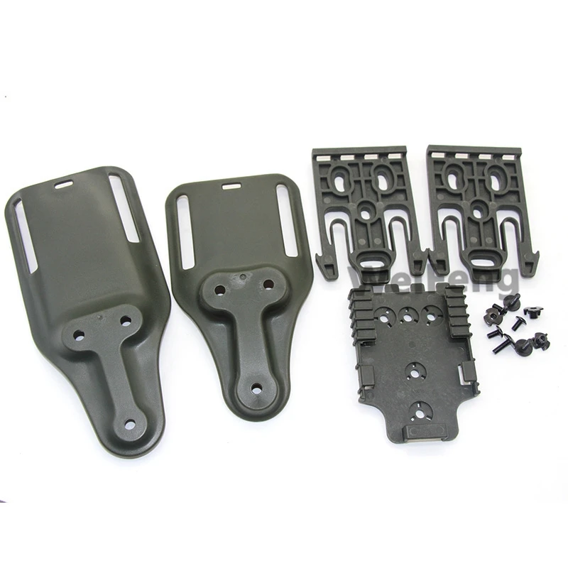 Hunting Quick Locking System Kit Drop Thigh Strap Band with QLS 19 22 Gun Holster for GL 17/USP/Betta M9 Belt Platfrom