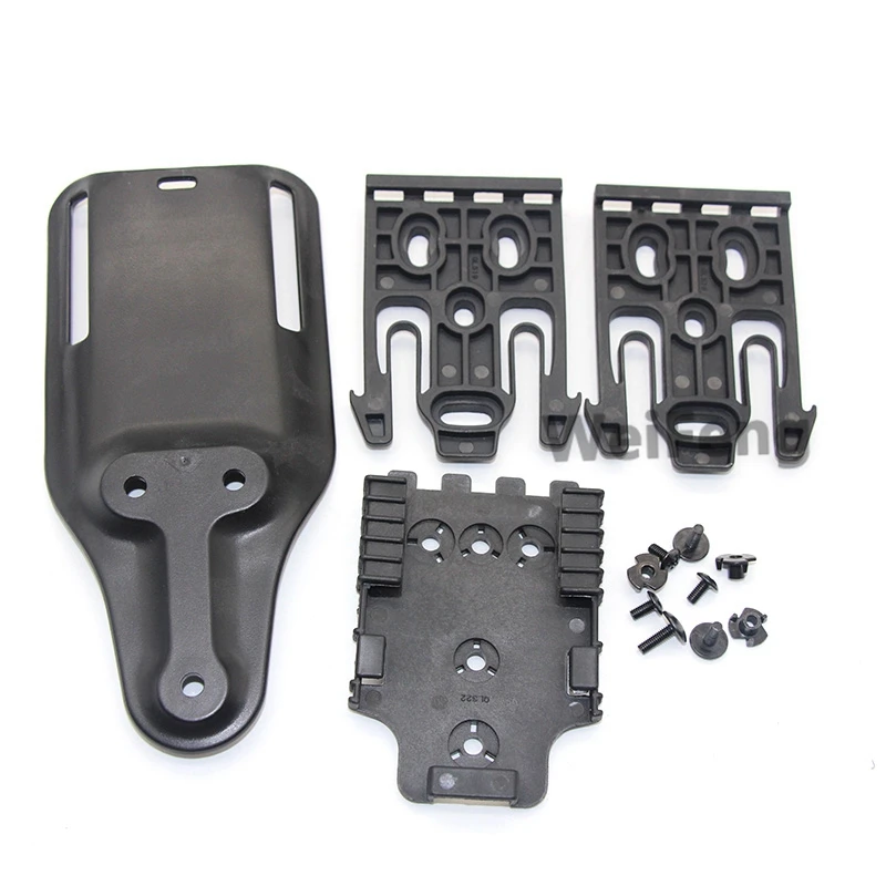 Hunting Quick Locking System Kit Drop Thigh Strap Band with QLS 19 22 Gun Holster for GL 17/USP/Betta M9 Belt Platfrom