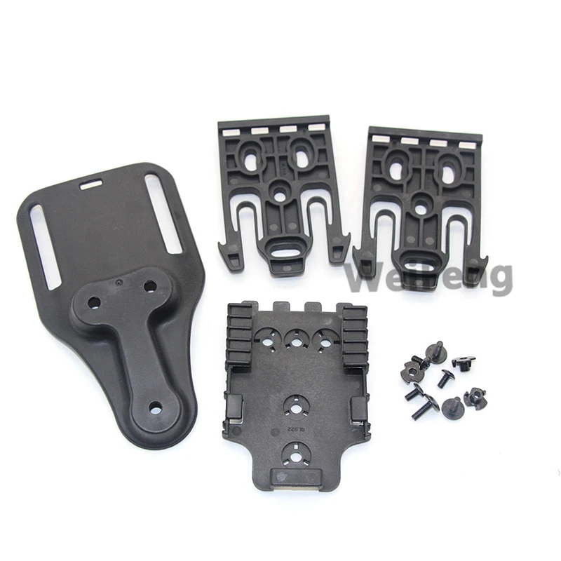 Hunting Quick Locking System Kit Drop Thigh Strap Band with QLS 19 22 Gun Holster for GL 17/USP/Betta M9 Belt Platfrom