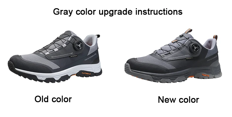 HUMTTO Waterproof Hiking Shoes Mountain Trekking Boots Black Camping Sneakers for Men Safety Climbing Sport Tactical Mens Shoes