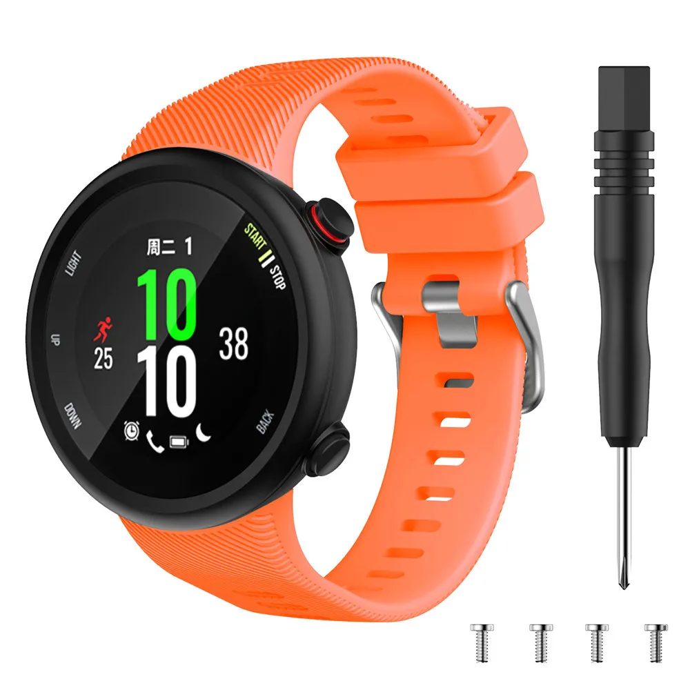 Wristband Band Straps for Garmin Forerunner 45 45S Silicone Replacement Smart watch Fashion strap accessories Correa with Tool