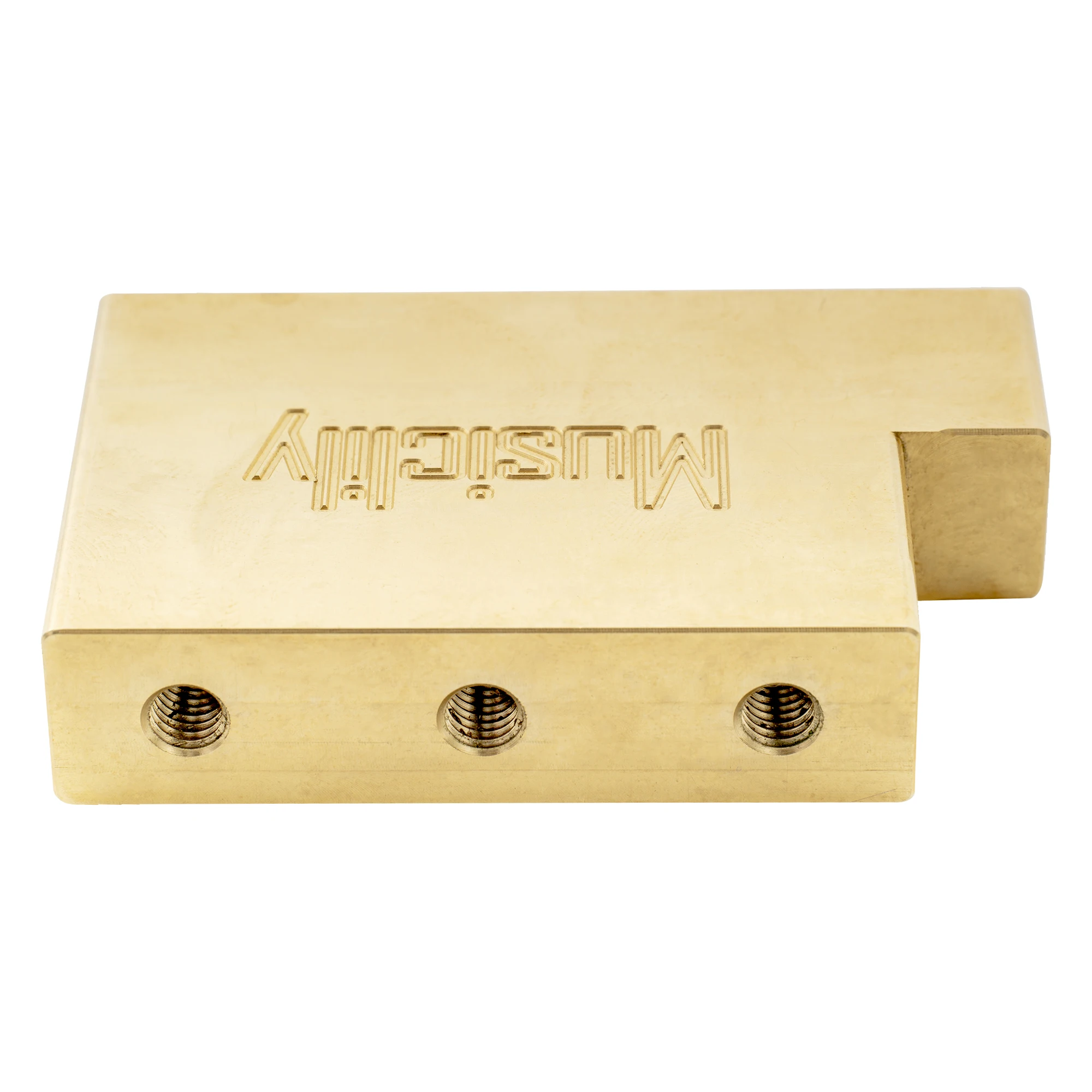 Musiclily Ultra Full Solid Brass/Steel L Shaped Tremolo Block for Electric Guitar Floyd Rose Locking Tremolo Bridge