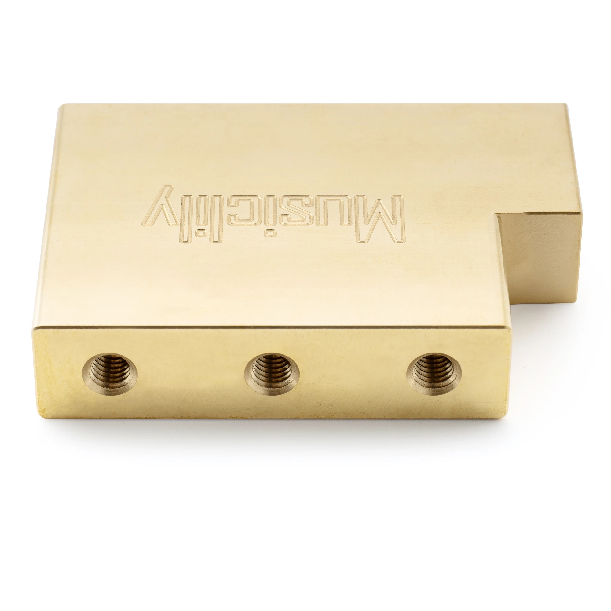 Musiclily Ultra Full Solid Brass/Steel L Shaped Tremolo Block for Electric Guitar Floyd Rose Locking Tremolo Bridge