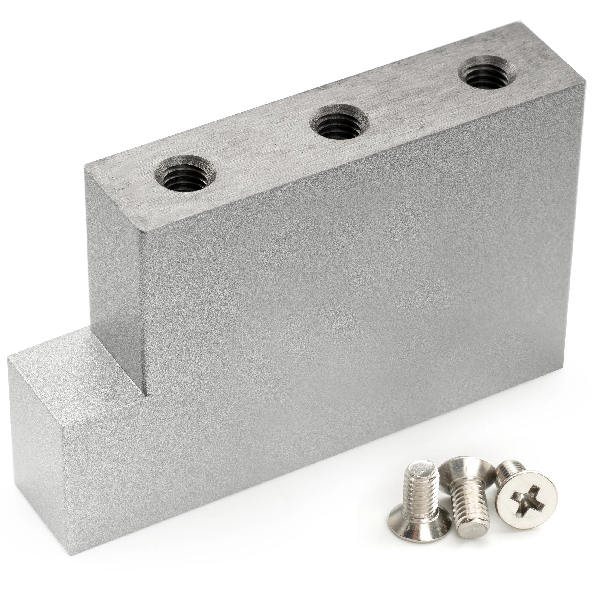 Musiclily Ultra Full Solid Brass/Steel L Shaped Tremolo Block for Electric Guitar Floyd Rose Locking Tremolo Bridge