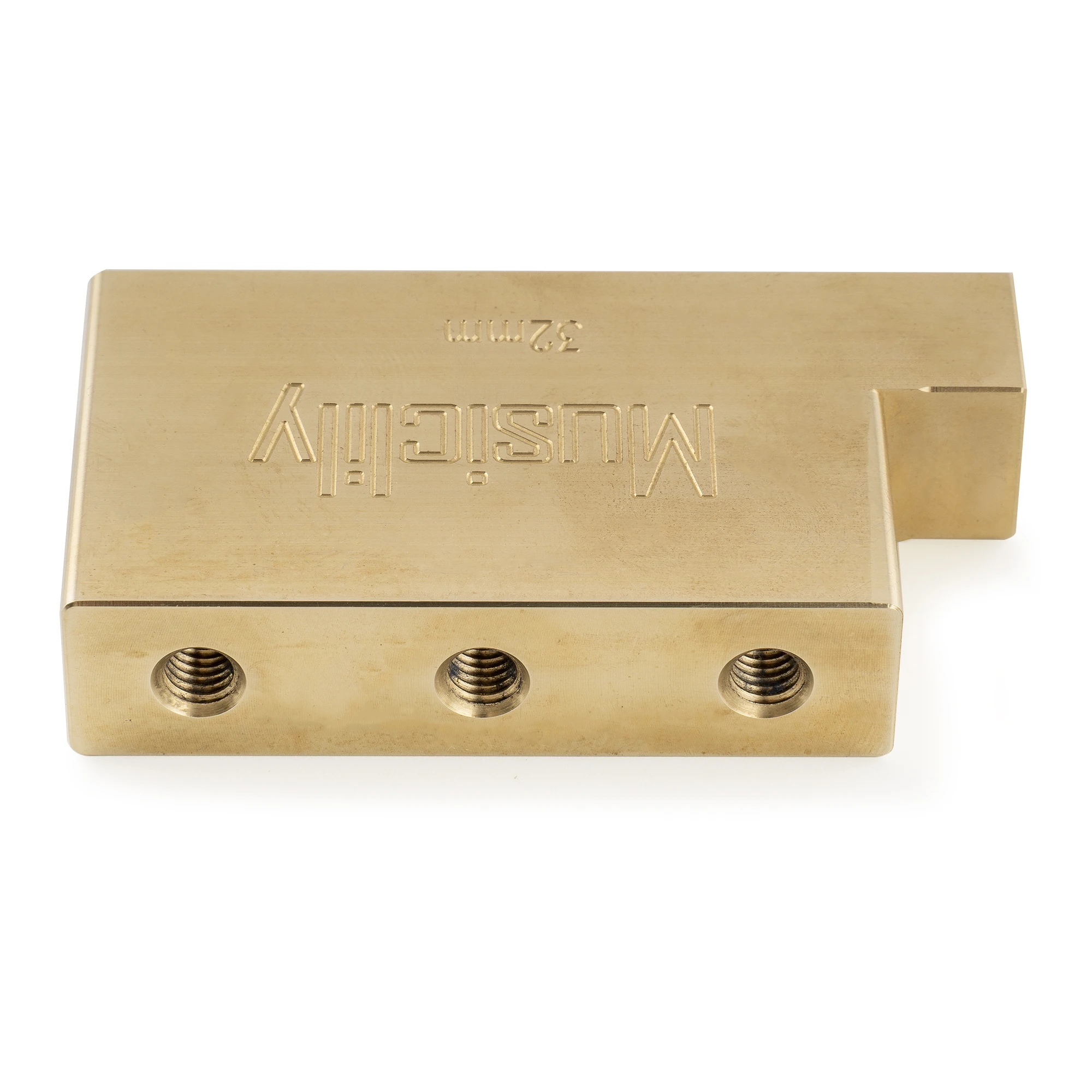 Musiclily Ultra Full Solid Brass/Steel L Shaped Tremolo Block for Electric Guitar Floyd Rose Locking Tremolo Bridge