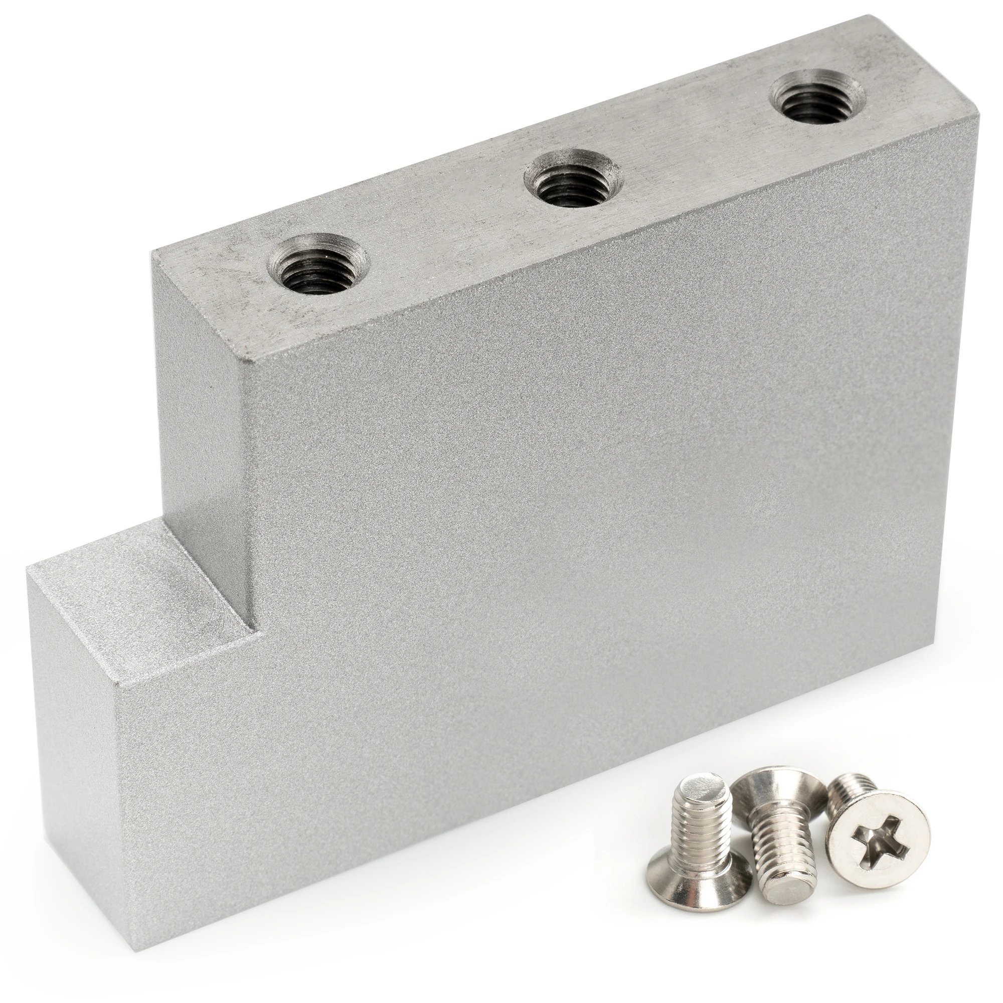 Musiclily Ultra Full Solid Brass/Steel L Shaped Tremolo Block for Electric Guitar Floyd Rose Locking Tremolo Bridge