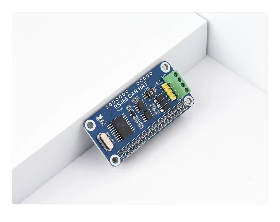 Raspberry Pi RS485 CAN HAT 3.3V MCP2515 SP3485 SPI Interface Allows Stable Long-Distance Communication for Pi 4B/3B+/3B/Zero