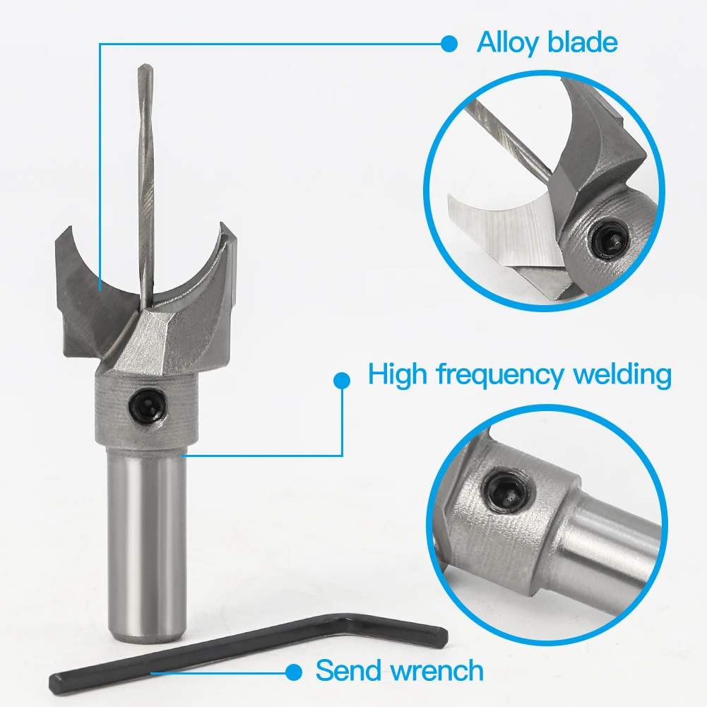 Fozhu Cutter Tungsten Steel Fozhu Router Bit Fozhu Small Hole Round Bead Cutter Wood Bead Hand String Tool Fota Cutter Drill