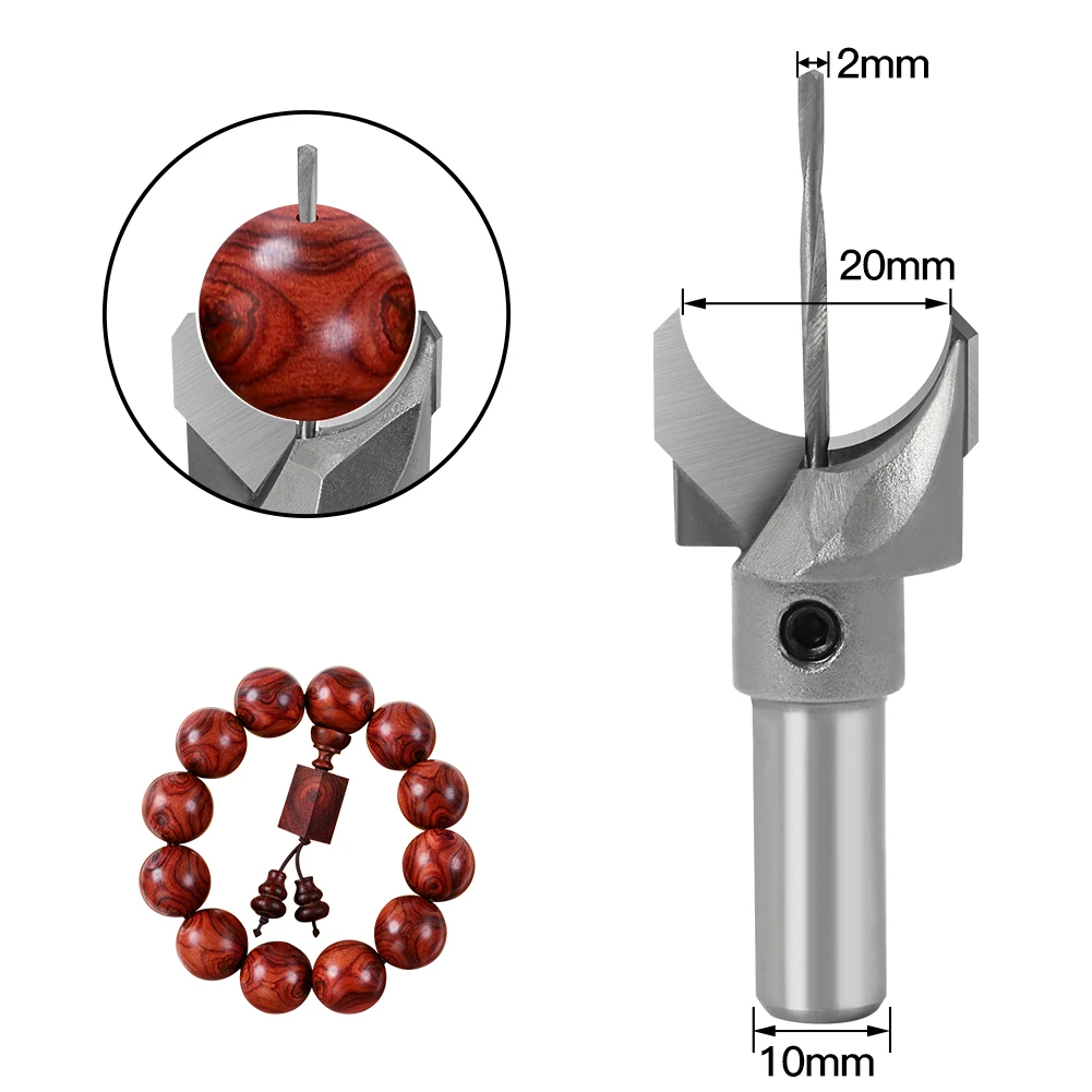 Fozhu Cutter Tungsten Steel Fozhu Router Bit Fozhu Small Hole Round Bead Cutter Wood Bead Hand String Tool Fota Cutter Drill