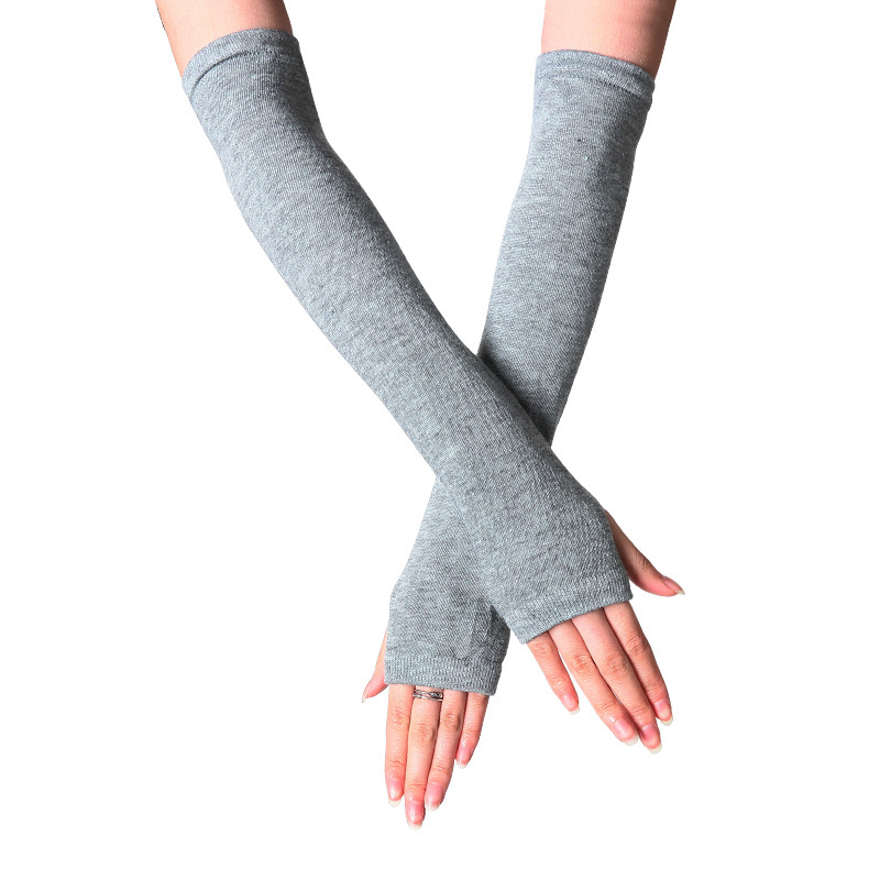 Anime Gloves Cosplay Darkly Ninja Mitten Oversleeve Man Women Fashion Sun Block Keep Warm Cuff Lolita Fingerless Arm Warmers
