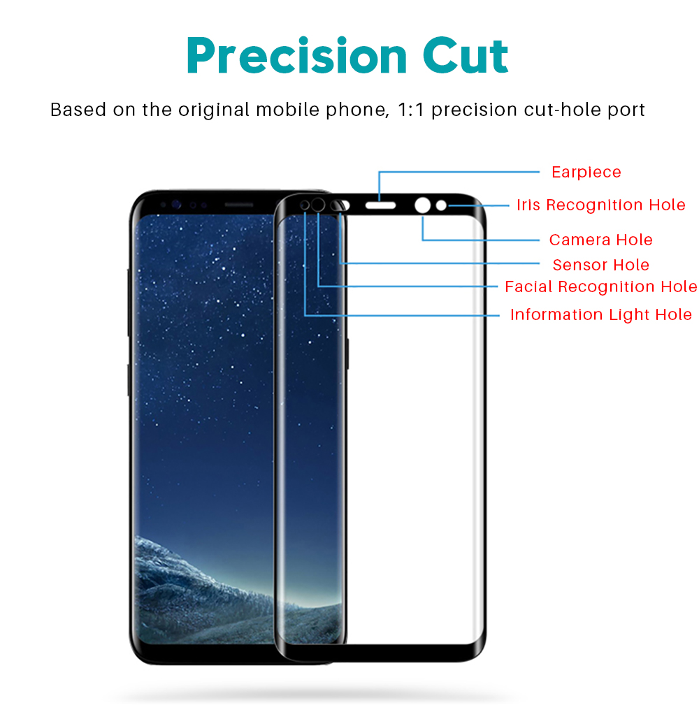 Tempered 9D Curved Glass Film For Samsung Galaxy Note 8 9 S9 S8 Plus S7 Edge Screen Protector For Samsung A6 A8 Plus 2018