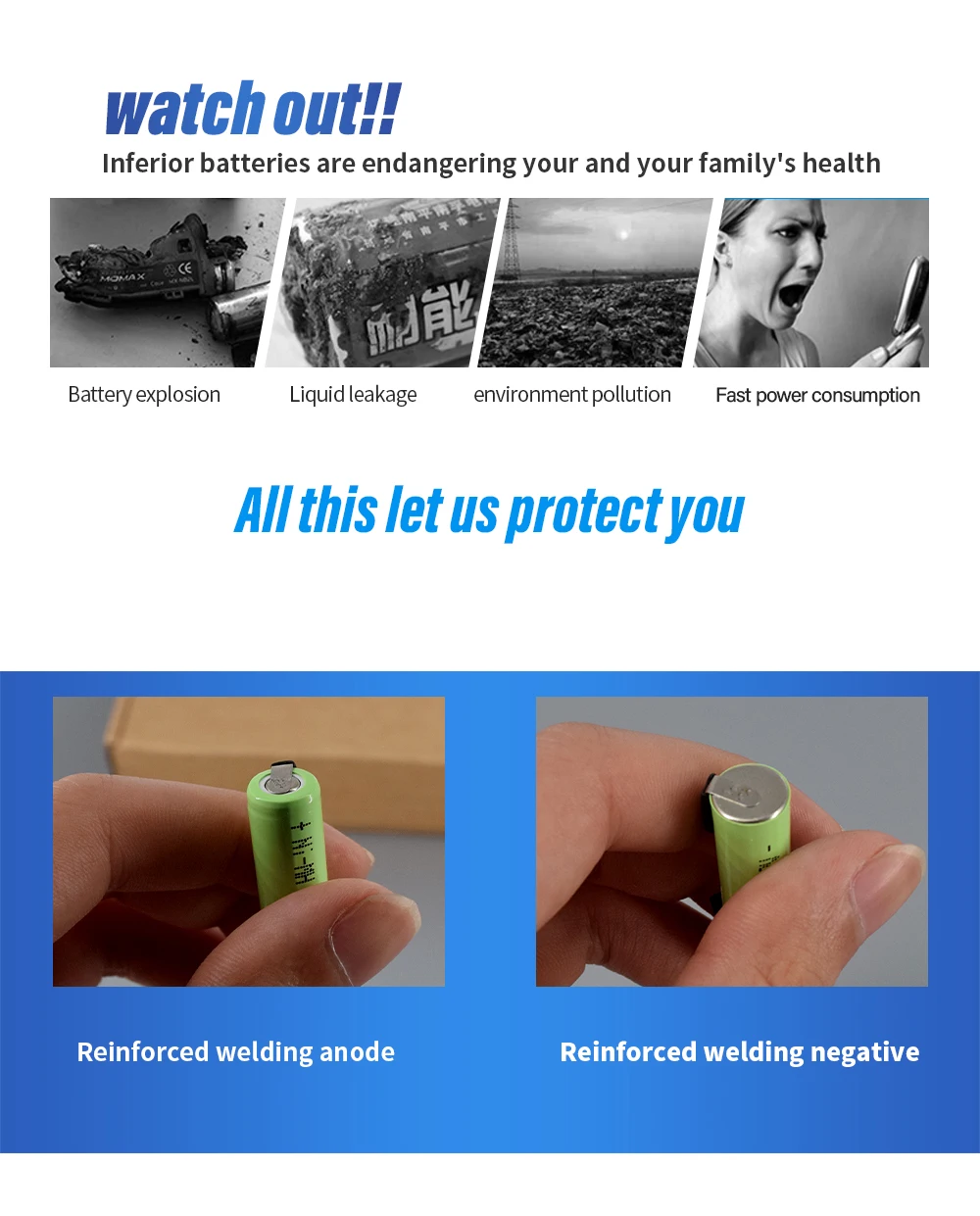 1.2V AAA Rechargeable Battery 900mah Ni-MH Nimh Cell Green Shell with Welding Tabs for Philips Electric Shaver Razor Toothbrush