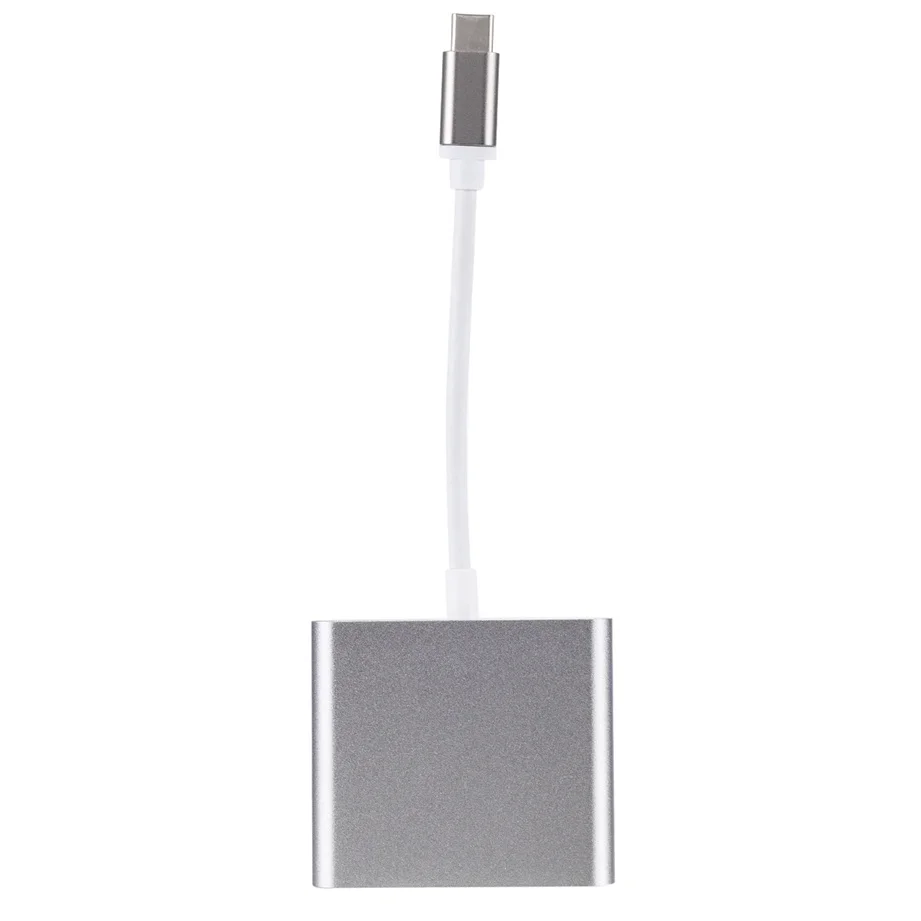 USB C HDMI Type C HDMI Mac 3.1 Converter Adapter Type C to HDMI/USB 3.0/Type C Aluminum For Apple Macbook Adapter USBC HUB