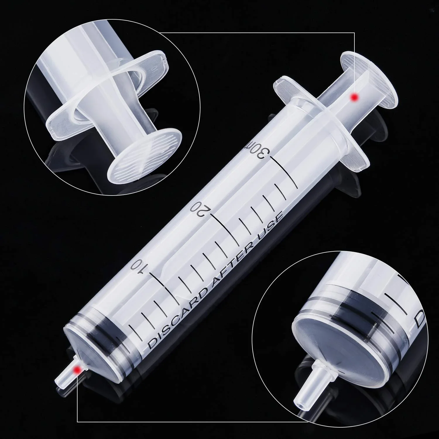 Transparent 5/10/20/30ml Plastic Sterile Syringe Tools Reusable Dog Cat Feeding Nutrient Syringe DIY Lip Gloss Filling Glue Tool