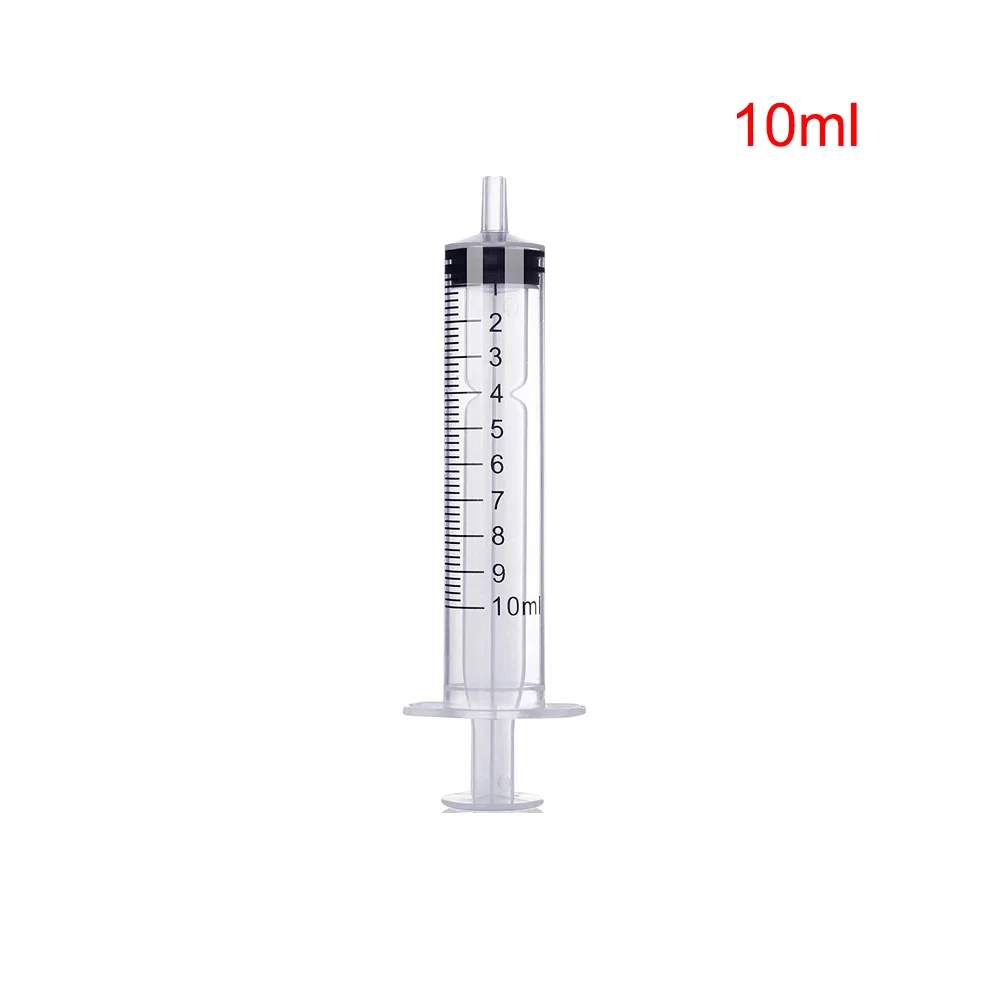 Transparent 5/10/20/30ml Plastic Sterile Syringe Tools Reusable Dog Cat Feeding Nutrient Syringe DIY Lip Gloss Filling Glue Tool