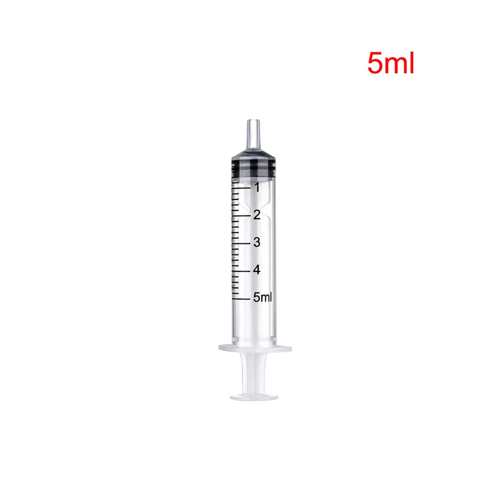 Transparent 5/10/20/30ml Plastic Sterile Syringe Tools Reusable Dog Cat Feeding Nutrient Syringe DIY Lip Gloss Filling Glue Tool