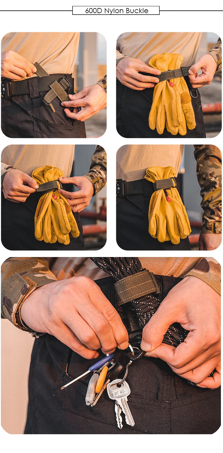 VATLTY 4.3cm Military Belt for Men 1200D Strong Soft Nylon Wide Belt Rust-Proof Metal Buckle Tactical Outdoors Belt Male Gifts