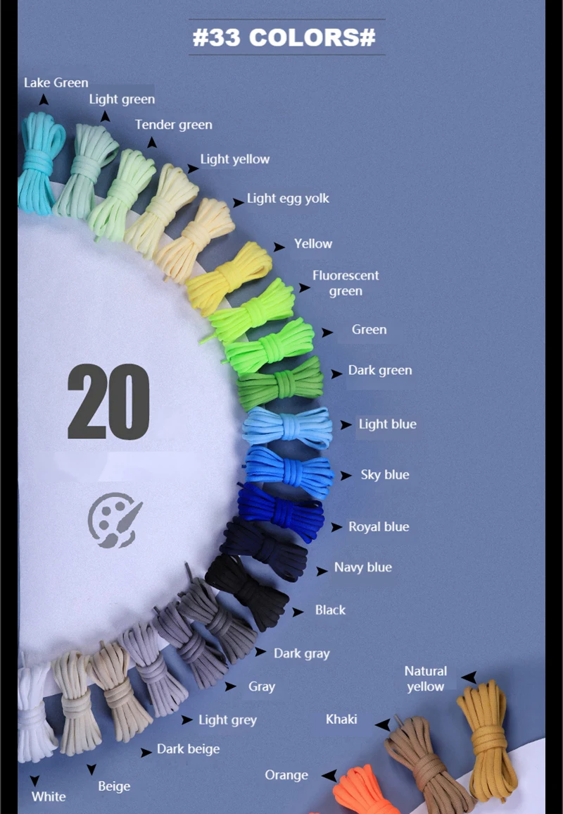 1 Pair Oval Shoe Laces Half Round Athletic Shoelaces for Running Sneakers Laces Shoes Strings Durable without Fading Shoelace