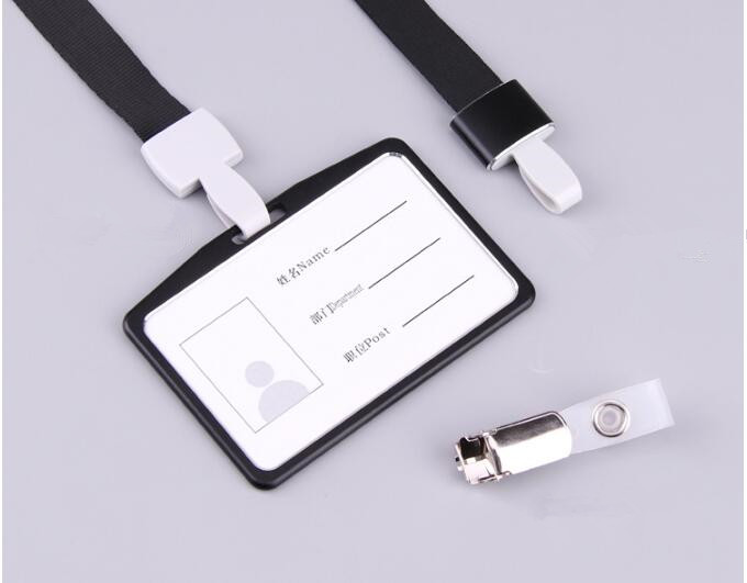 Aluminium Alloy Employee Name ID Card Cover Metal Work Identity Badge ID Business Case Credit Card Holder Wallet Case