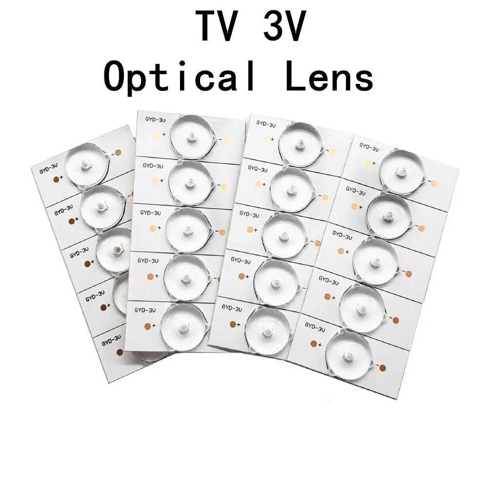 LED Light Strip LED Backlight Lamp Beads 3V/6V SMD Lamp Beads With Optical Lens Fliter For 32-65 Inch LED TV Repair Brand New