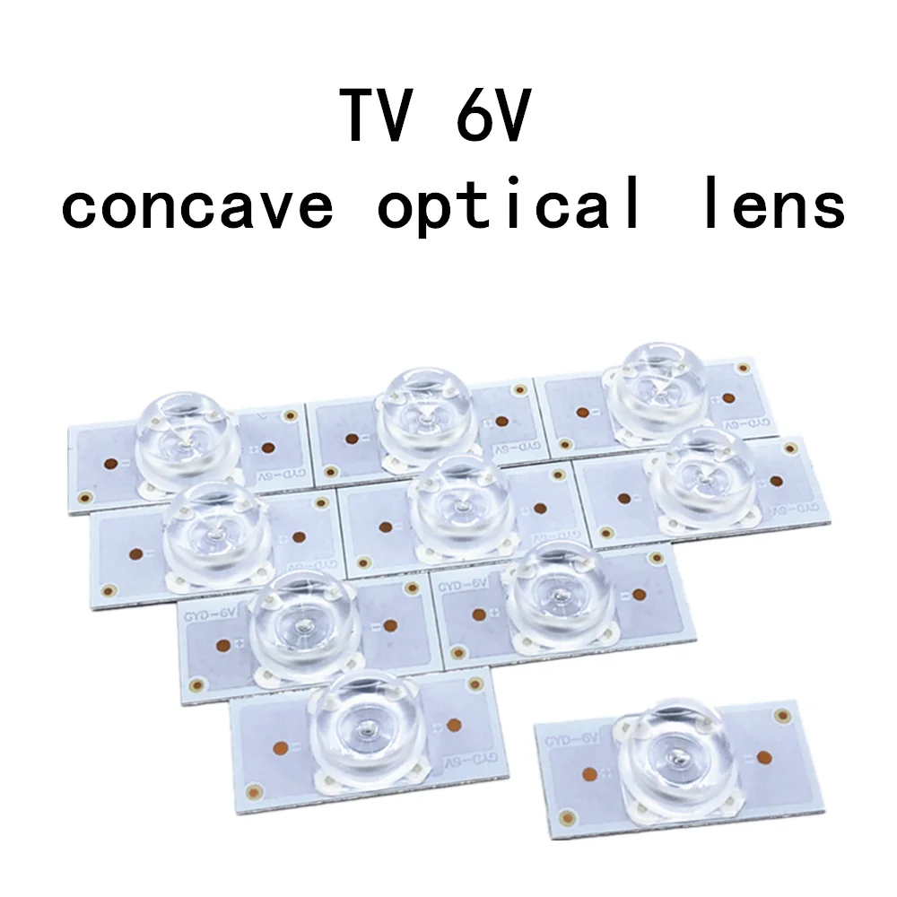 LED Light Strip LED Backlight Lamp Beads 3V/6V SMD Lamp Beads With Optical Lens Fliter For 32-65 Inch LED TV Repair Brand New