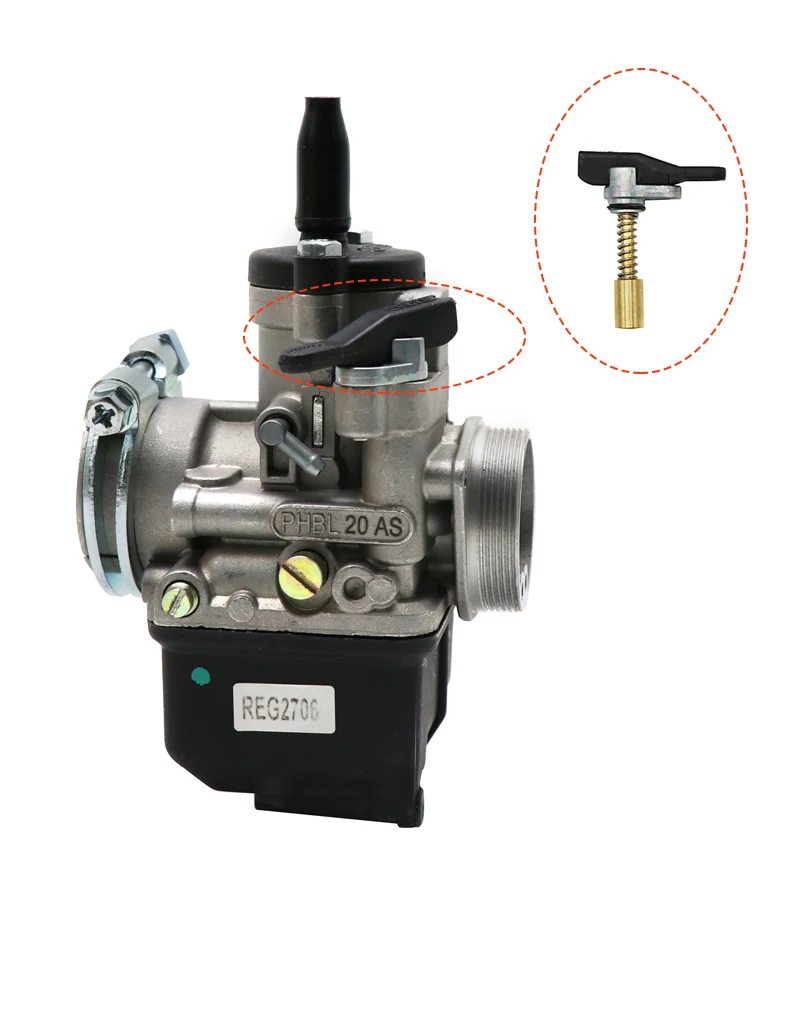 ZSDTRP Motorcycle Dellorto PHBG Manual Pull Choke Automatic Choke Assembly For PHBG 16AS 21AS 21DS 21BS Carburetor PHBL PHBH