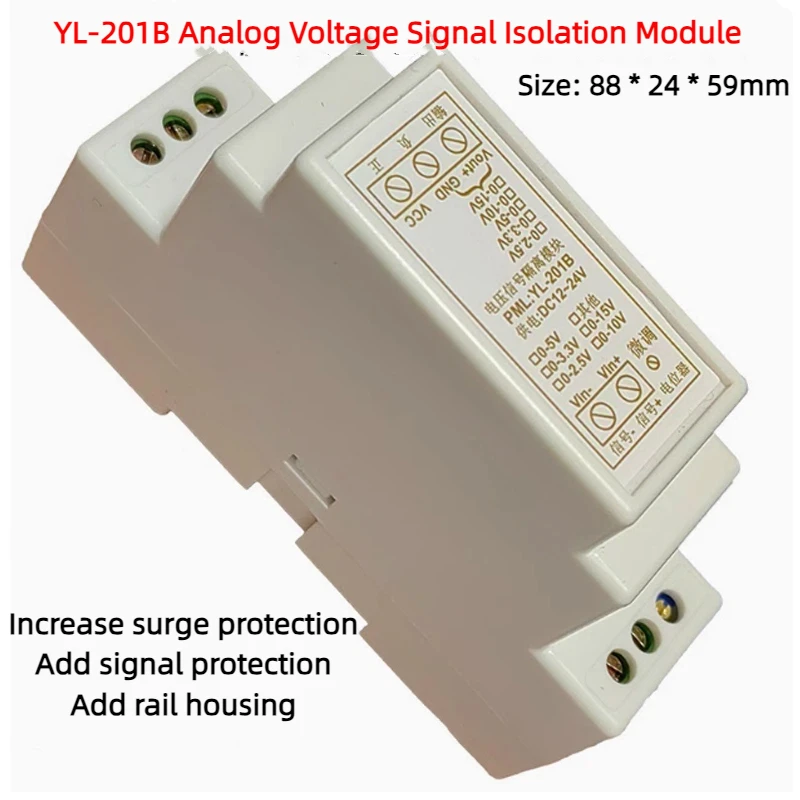 Analog Voltage Signal Isolation Conversion Module HCNR201 Voltage to Voltage 0-5V/0-10V Linear