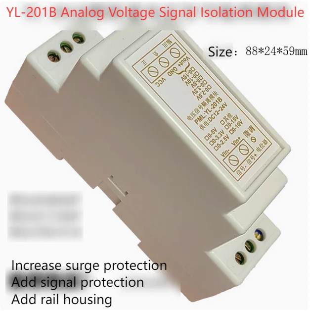 Analog Voltage Signal Isolation Conversion Module HCNR201 Voltage to Voltage 0-5V/0-10V Linear