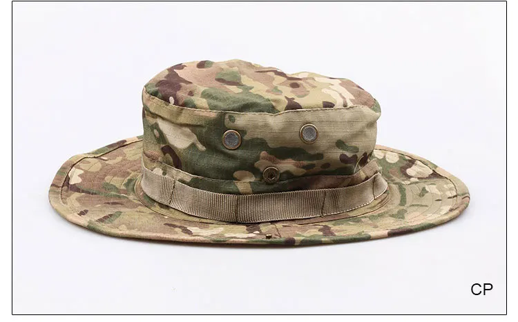 23 Colors Outdoor Camouflage Boonie Hat Top Quality Multicam Hat Men Women Tactical Hat Hunting Camping Fisherman Hats AF056