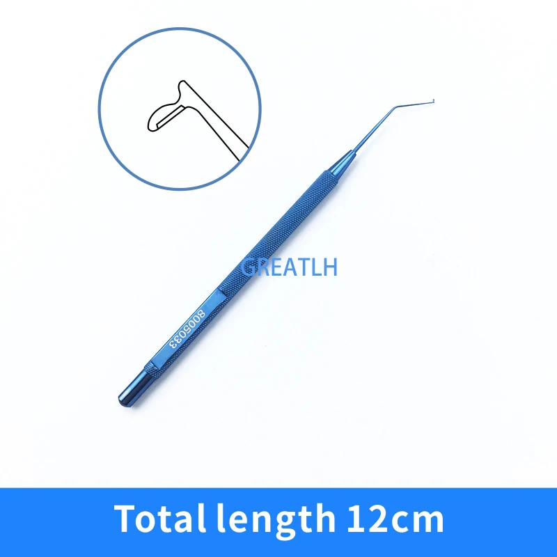 Titanium ophthalmic hooks Various types Akahoshi Nucleus Manipulator ophthalmic instruments