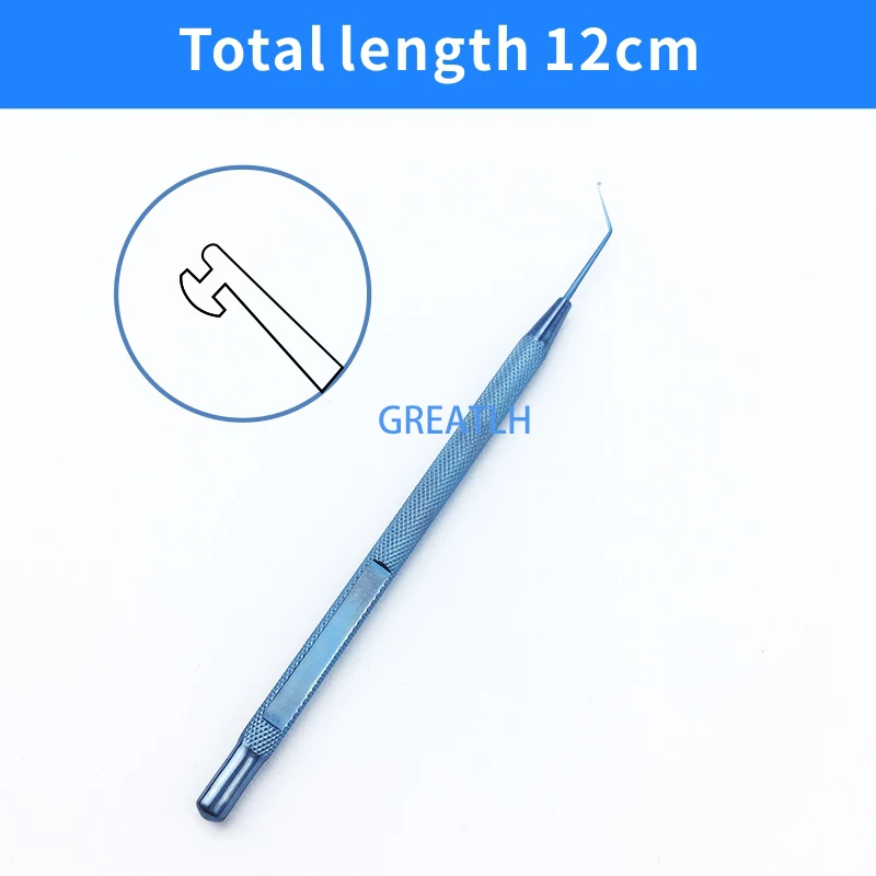 Titanium ophthalmic hooks Various types Akahoshi Nucleus Manipulator ophthalmic instruments