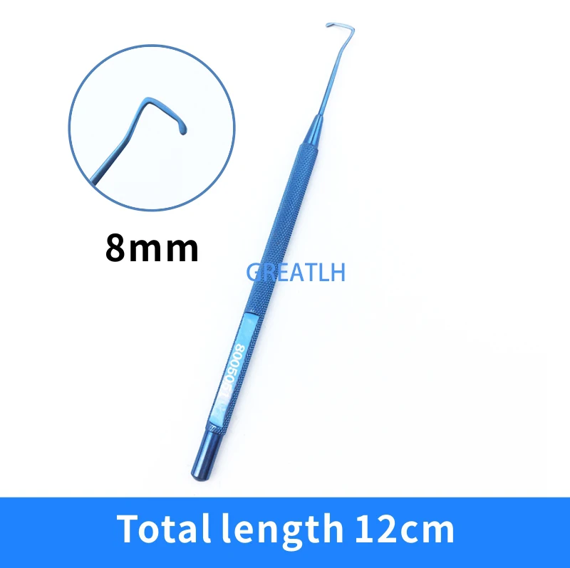 Titanium ophthalmic hooks Various types Akahoshi Nucleus Manipulator ophthalmic instruments