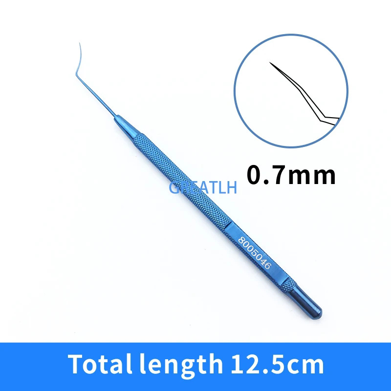 Titanium ophthalmic hooks Various types Akahoshi Nucleus Manipulator ophthalmic instruments
